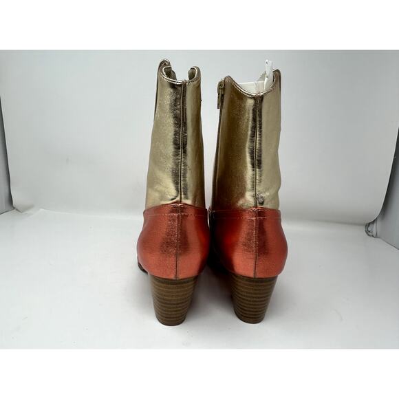 Coconuts by Matisse Women's Bambi Gold Ombre Boots Shoes Sz 9.5 B(M) Pointed Toe - Picture 8 of 14